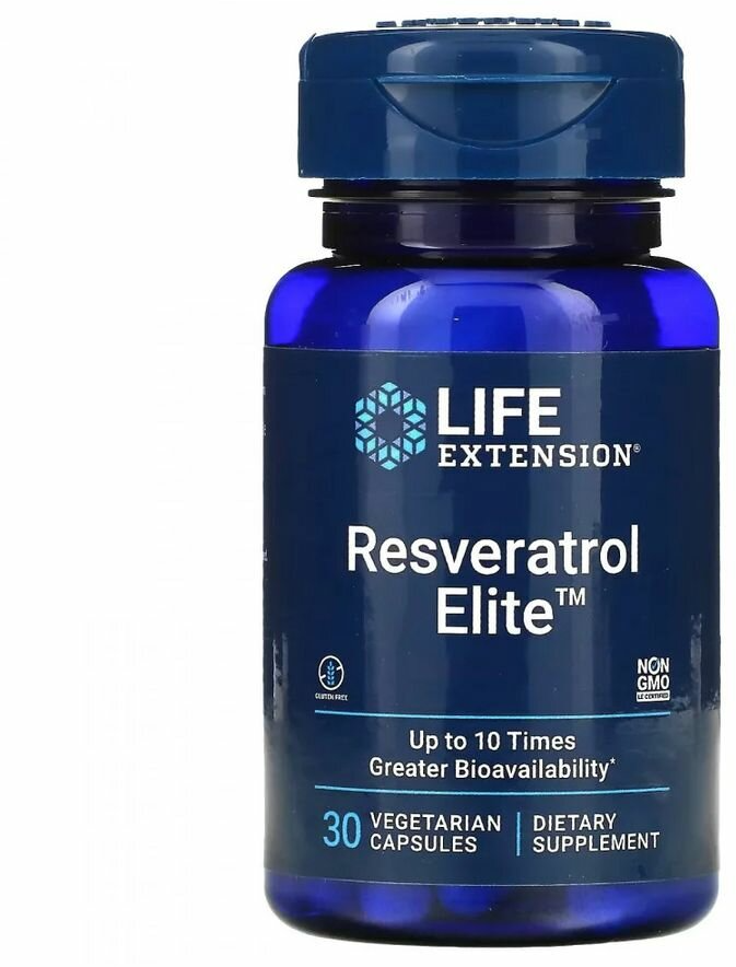 Капсулы Life Extension Resveratrol, 100 мг, 30 шт.
