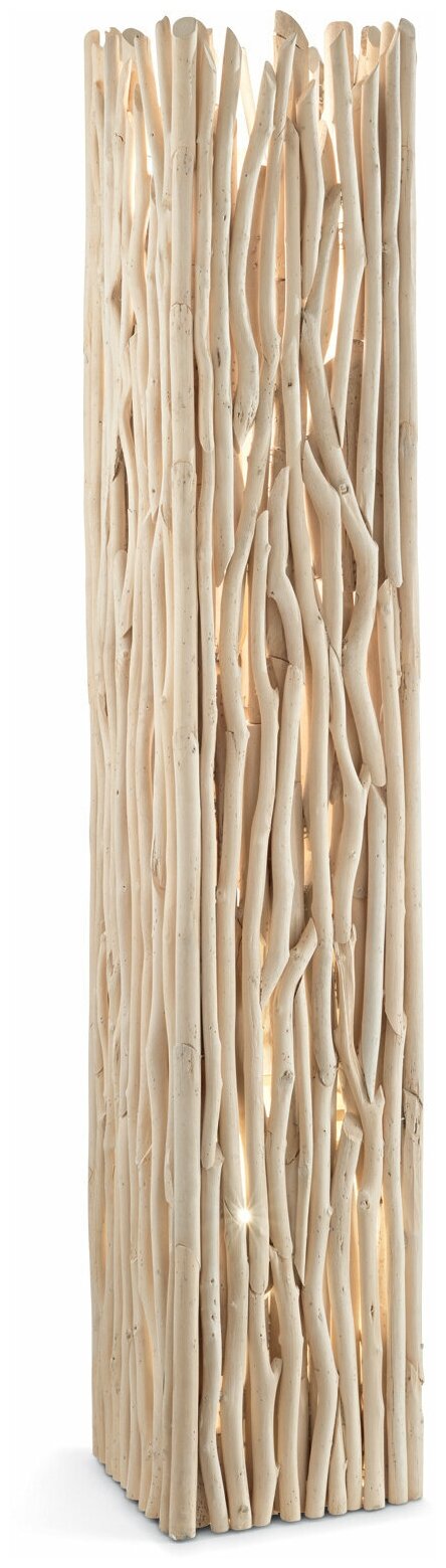 Торшер Ideal Lux Driftwood PT2 H156см 2x60Вт Е27 230В IP20 Дерево Без ламп выключатель 180946