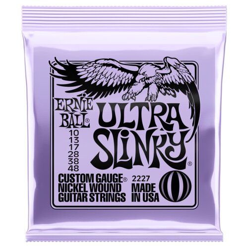 фото Ernie ball 2227 nickel wound slinky ultra 10-48 струны для электрогитары