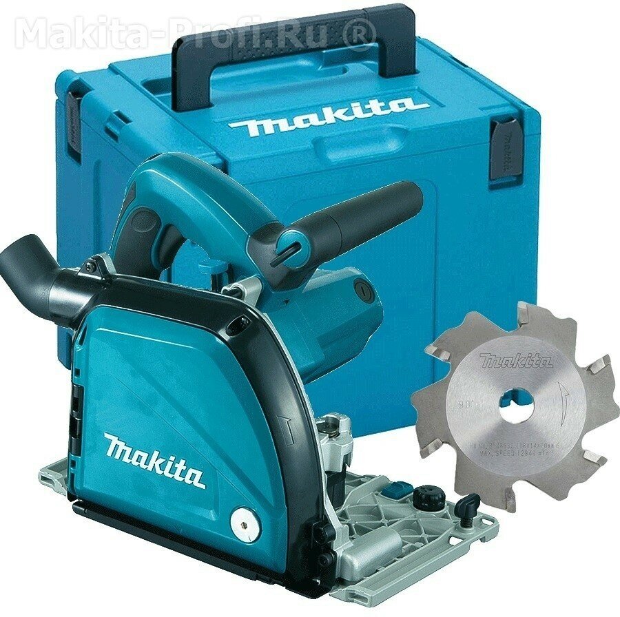 Дисковая пила Makita CA5000XJ, 1300 Вт синий - фотография № 12