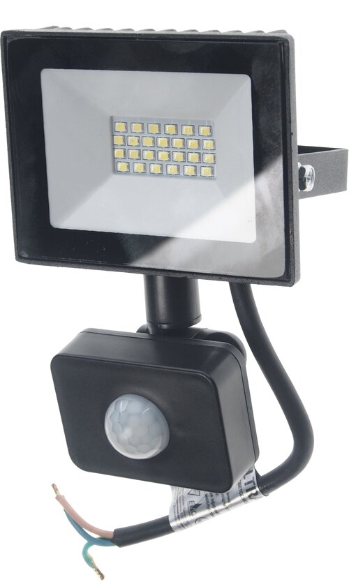 Светодиодный прожектор с датчиком движения Ultraflash LFL-2002S C02, 20Вт