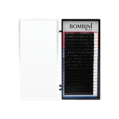 Bombini, Ресницы на ленте 0,085/8-14 мм, изгиб D+