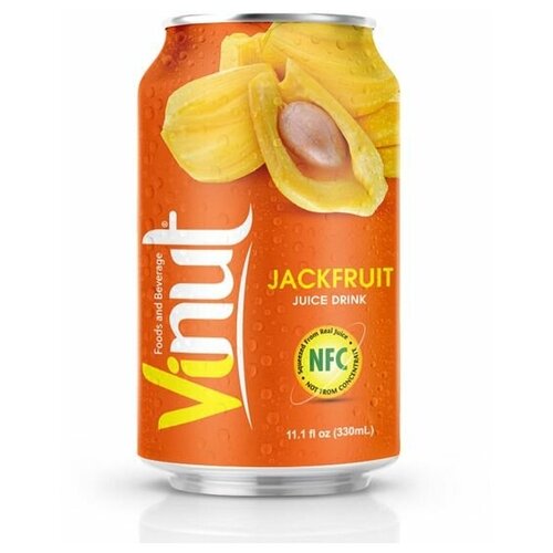 Напиток VINUT со вкусом Джекфрута 330 мл Упаковка 24 шт