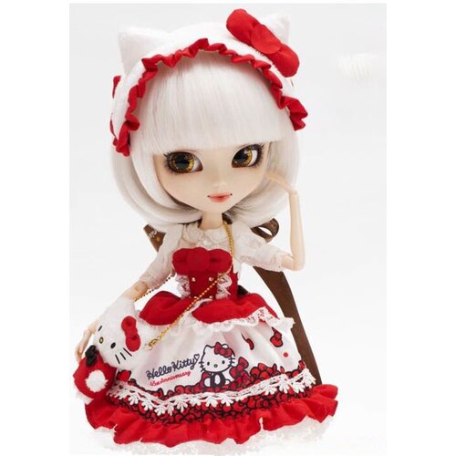 Кукла Pullip Hello kitty 45th Anniversary ver (Пуллип Хэлло Китти 45 летний Юбилей), Groove Inc кукла pullip hello kitty виолетта 31 см p 116