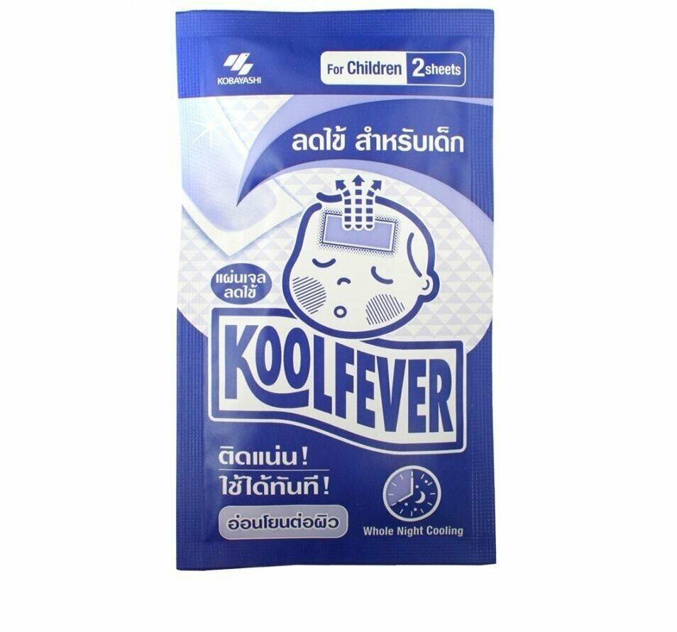 Пластырь детский для снижения высокой температуры KoolFever for Children (Таиланд)