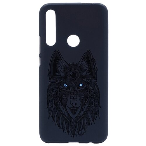 фото Ультратонкая защитная накладка для huawei p smart z / y9 prime (2019) / honor 9x с принтом "grand wolf" gosso