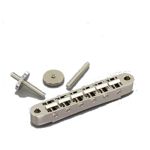 GE103B-N Бридж (струнодержатель), никель, Gotoh бридж для гитары gotoh ge103b t c