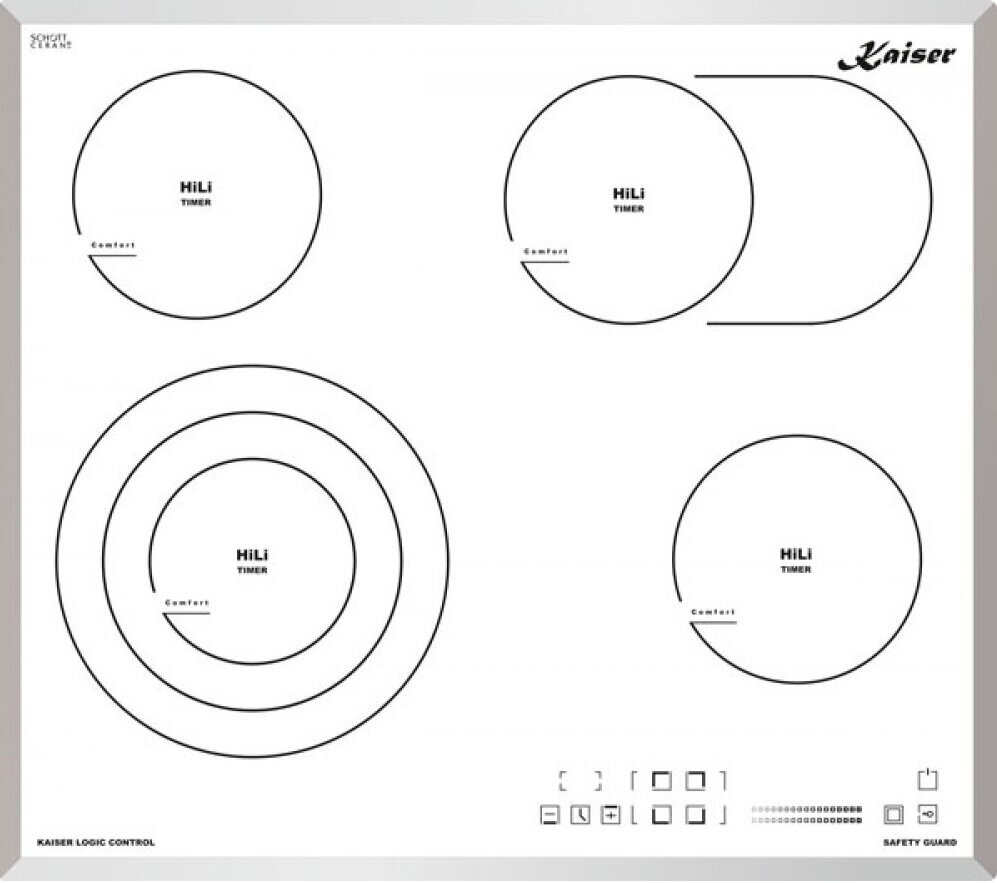 Варочная поверхность Kaiser KCT 6715 F W