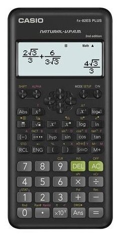 Калькулятор инженерный CASIO FX-82ESPLUS-2-SETD (162х80 мм), 252 функции, батарея, сертифицирован для ЕГЭ