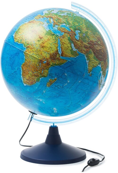Глобус физико-политический Globen, 40см, с подсветкой от сети на круглой подставке
