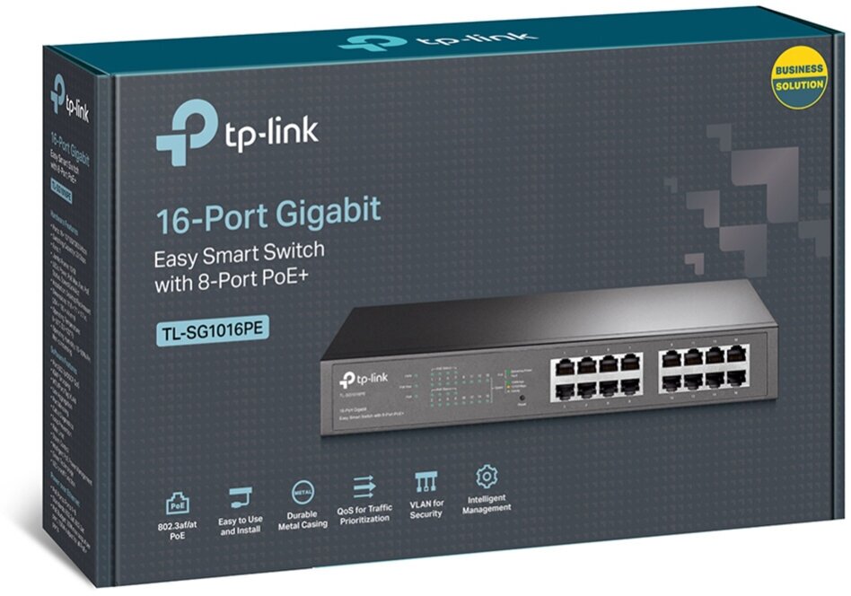 Коммутатор TP-Link TL-SG1016PE - фотография № 7