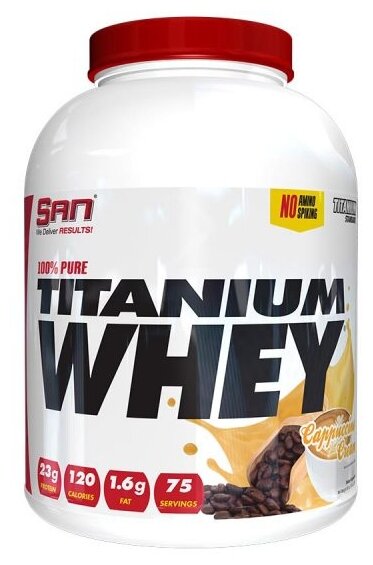 100% Pure Titanium Whey (2270 гр.) - Капучино