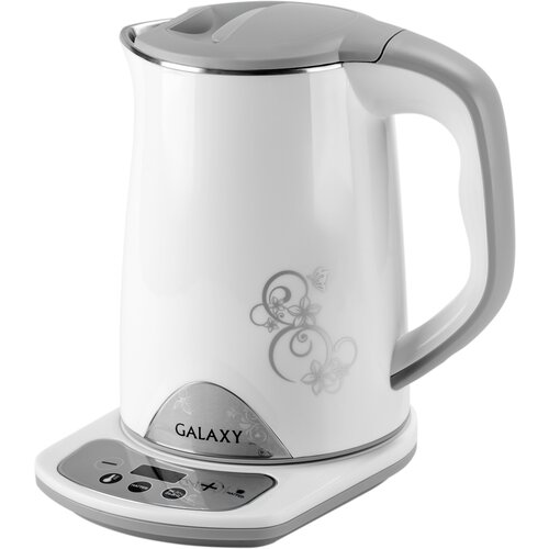 Чайник GALAXY LINE GL0340, белый/серый