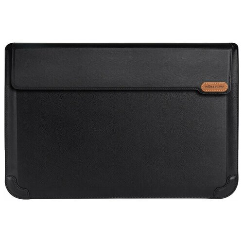 Универсальный кожаный чехол 3 в 1 NILLKIN Versatile Laptop Sleeve (Horizontal Design) для ноутбука 16 дюймов, черный