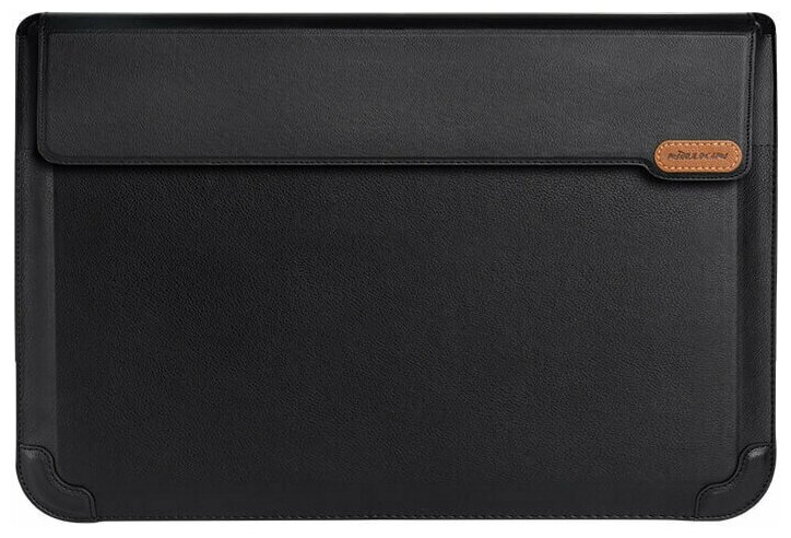 Универсальный кожаный чехол 3 в 1 NILLKIN Versatile Laptop Sleeve (Horizontal Design) для ноутбука 16 дюймов черный