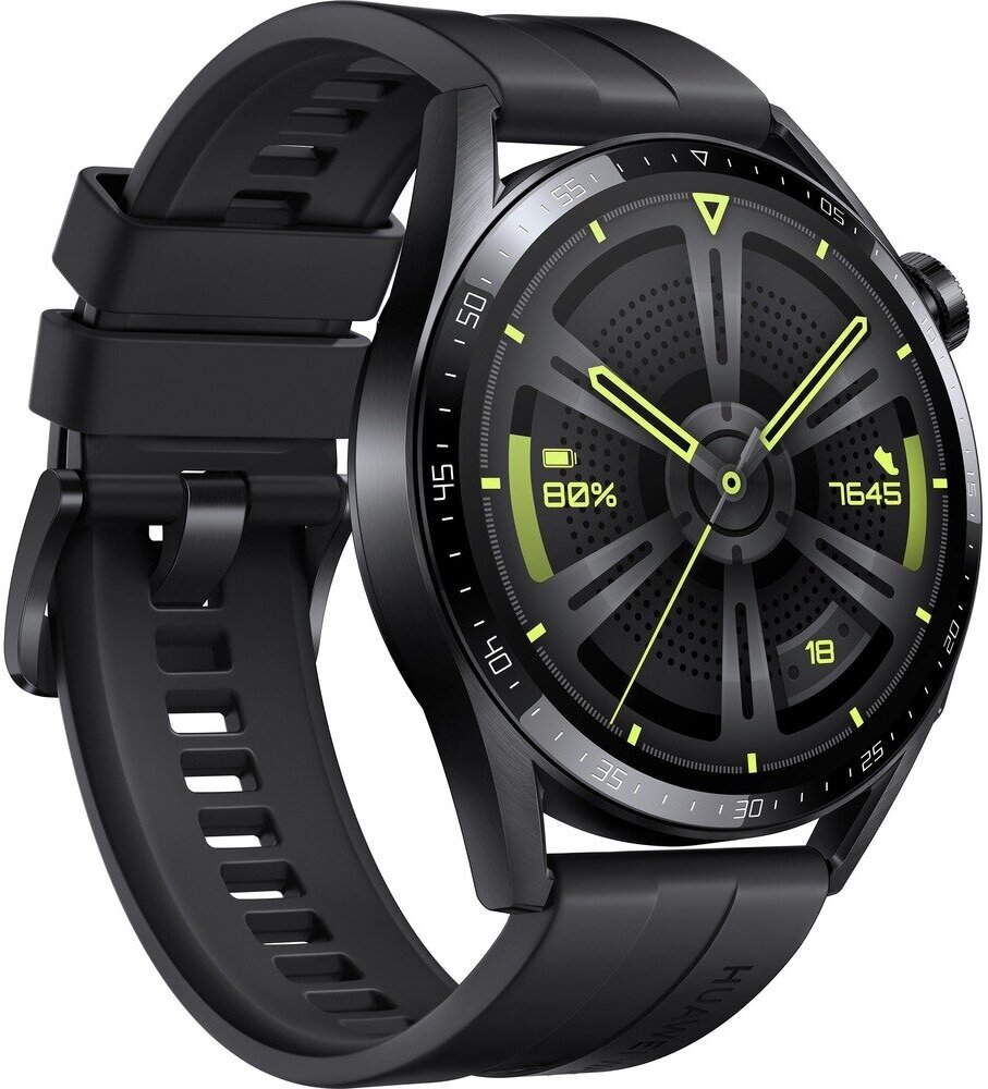 Умные часы HUAWEI Watch GT 3, (JPT-B29), Черный, (55028464) — фото 1