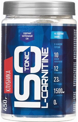 R-LINE ISOtonic L-Carnitine, 450 г (клубника)