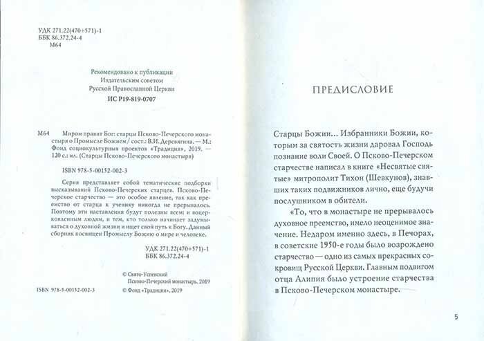 Миром правит Бог. Старцы Псково-Печерского монастыря о Промысле Божием - фото №12