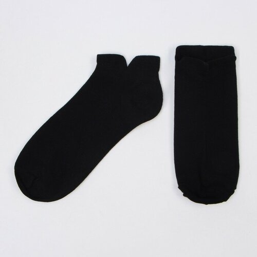 Носки HOBBY LINE, размер 36/40, черный носки hobby line размер 36 40 черный белый
