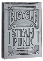Игральные карты Bicycle SteamPunk / Стимпанк, серебряные