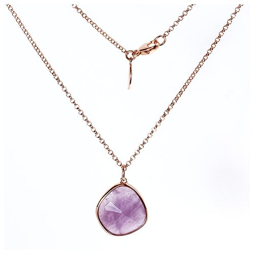 Колье 9436930140 из серебра 925 пробы с аметистом природным 42