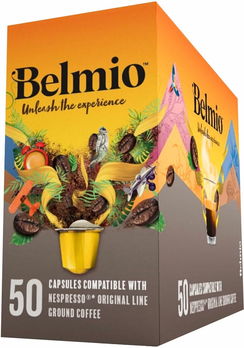 Набор кофе в алюминиевых капсулах Belmio "Коллекция Ассорти", 50 капсул . - фотография № 4