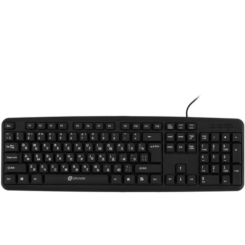 Клавиатура Оклик 180M черный USB 169000₽