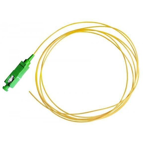 Кабели и разъемы для сетевого оборудования NetLink Пигтейл оптический SC/APC 9/125 1m (шнур монтажный) кабели и разъемы для сетевого оборудования netlink fast коннектор ftth sc apc