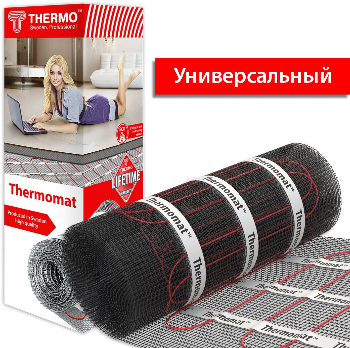 Мат нагревательный Thermo TVK-180 9м.кв. - фотография № 2