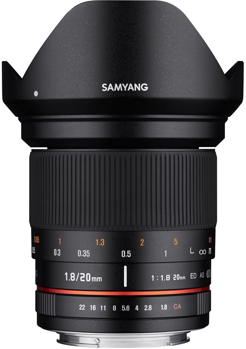 Samyang 20mm f/1.8 ED AS UMC Sony E