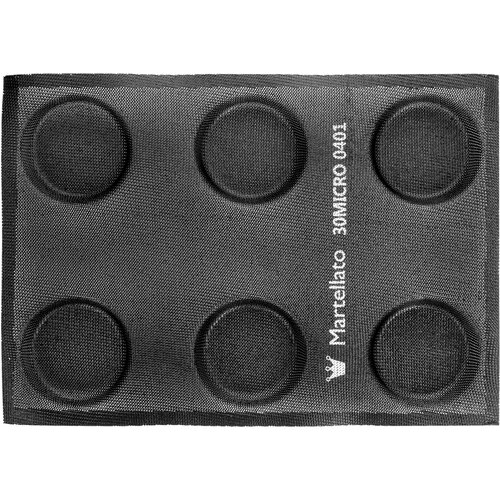 Форма кондитерская Martellato перфорированная Круг 85х85х20мм, на листе30х40см (2шт), силикон, стеклопластик