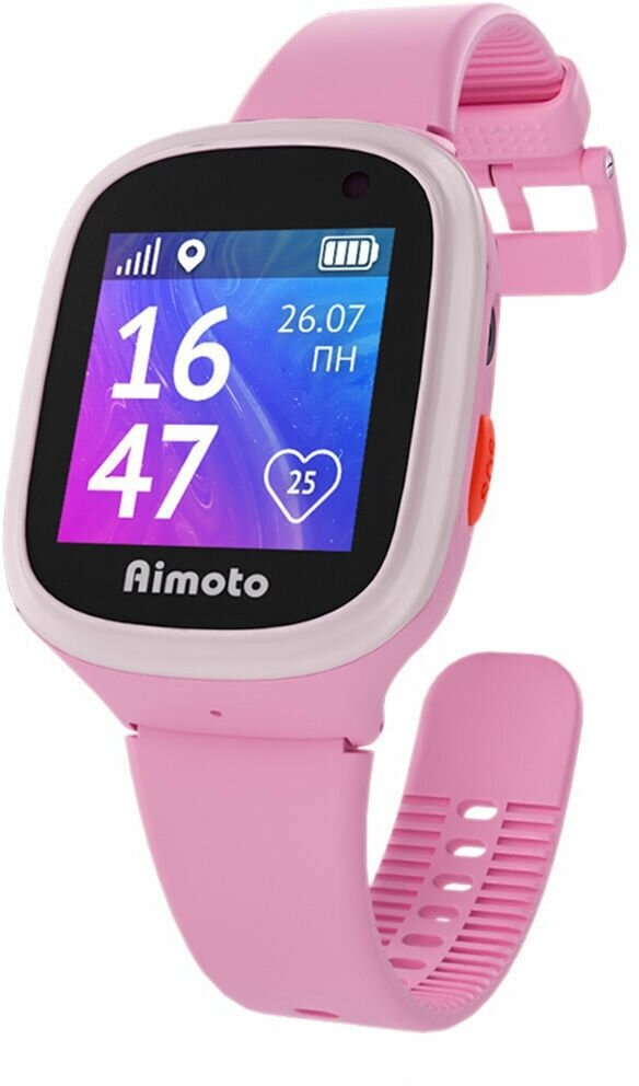 Детские умные часы с GPS Aimoto Start 2 (Розовый) - фотография № 15