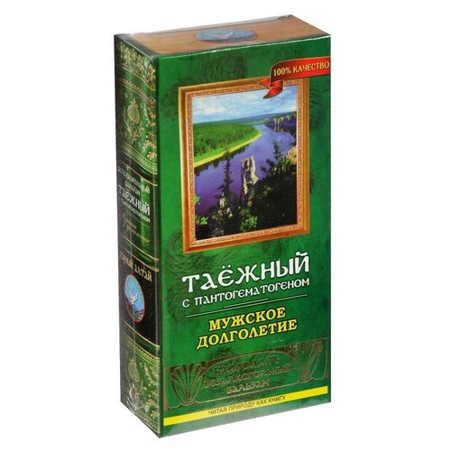 Бальзам безалкогольный «Таёжный» с пантогематогеном, мужское долголетие, 250 мл