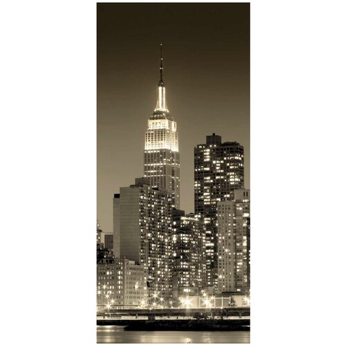 Самоклеящиеся фотообои Вечерний Нью-Йорк, размер: 90x200 см