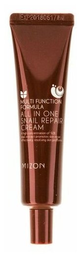 MIZON All In One Snail Repair Cream Крем для лица с муцином улитки 35мл