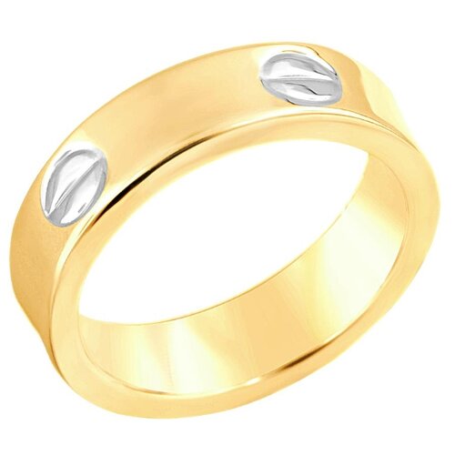 фото Эстет золотое кольцо из желтого золота 01к0312114р, размер 21