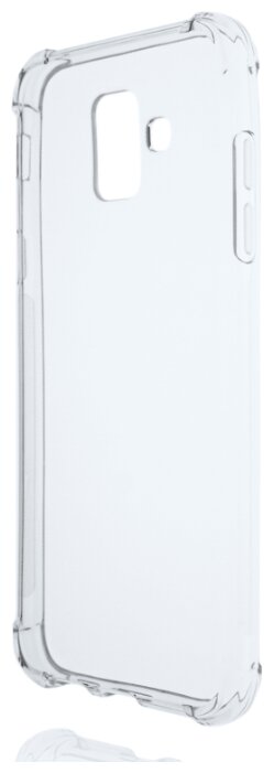 Силиконовый транспарентный чехол с улучшенной защитой элементов корпуса для Samsung Galaxy A6