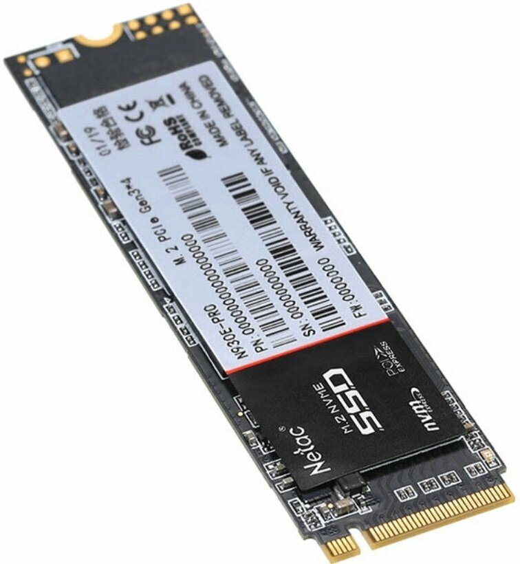 Внутренний SSD-накопитель Netac N930E 512GB Pro Series M2 2280, PCIe NVMe, 3D TLC/QLC, Черный NT01N930ES-256G-E2X - фото №13