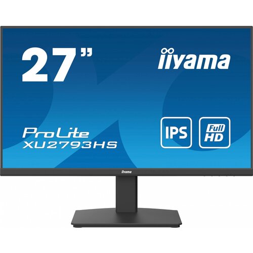 Монитор 27 Iiyama ProLite XU2793HS-B5, 1920х1080, 75 Гц, IPS, черный