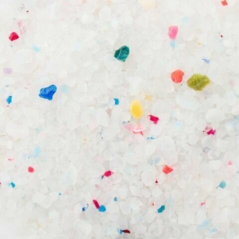 Clean Cat Crystall Color наполнитель для кошачьего туалета, силикагелевый, впитывающий, цветной микс, 5 л - фото №4