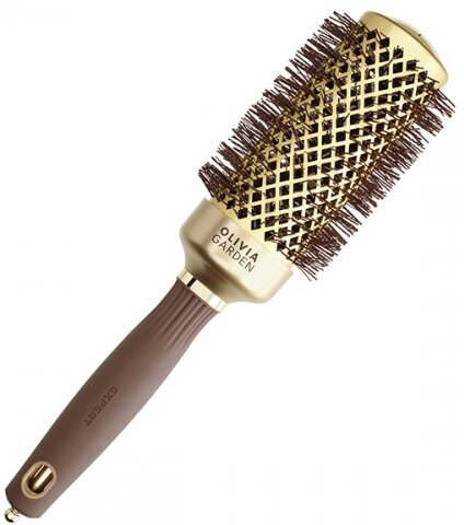 Термобрашинг Olivia Garden EXPERT BLOWOUT SHINE Wavy Bristles Gold&Brown, 45 мм