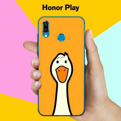 Силиконовый чехол на Honor Play Гусь / для Хонор Плэй силиконовый чехол на honor play хонор плэй мандала космос