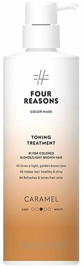 Тонирующая маска для поддержания цвета окрашенных волос Four Reasons Color Mask Toning Treatment Caramel Карамель 500 мл