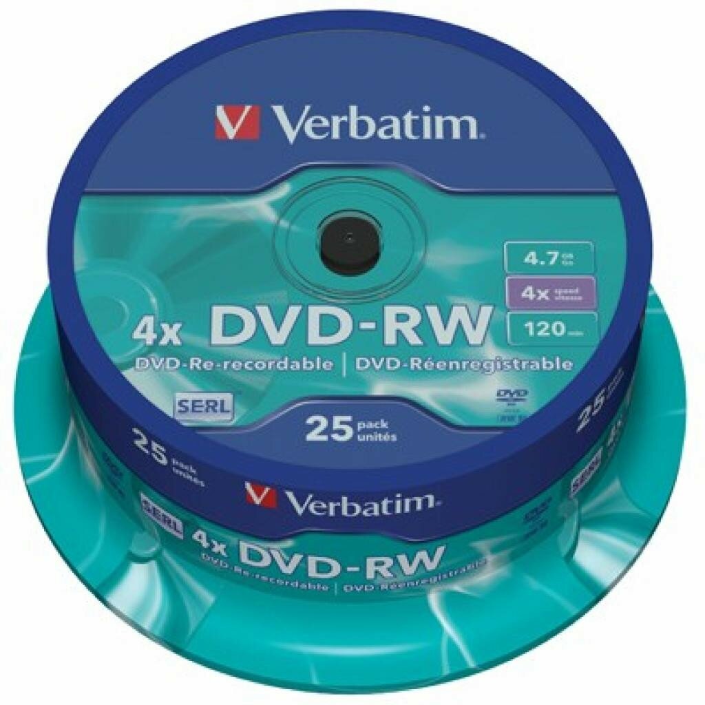 DVD-RW набор дисков Verbatim - фото №2