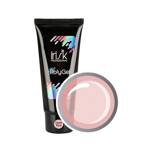 Irisk Professional акригель PolyGel для моделирования, cover pink irisk polygel полигель в банке 01 white 20 гр