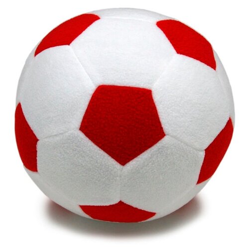 фото Мягкая игрушка magic bear toys мяч мягкий цвет бело-красный диаметр 23 см
