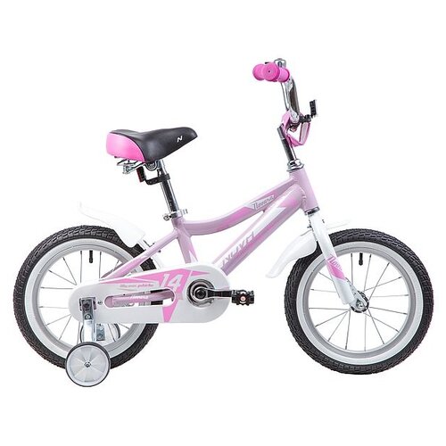 фото Детский велосипед novatrack novara 14 (2019) розовый (требует финальной сборки)