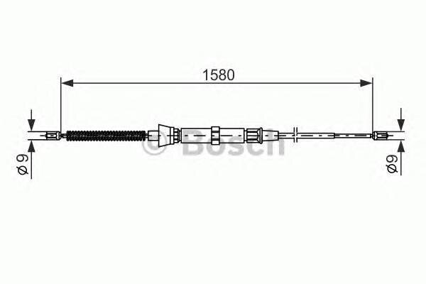 Тормозной трос Bosch 1987477806