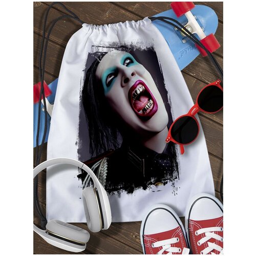 Мешок для сменной обуви Marilyn Manson - 2993