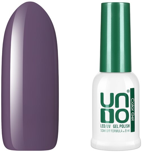 Гель лак для ногтей UNO Color Gel № 93, Blueberry Milk, 8 мл